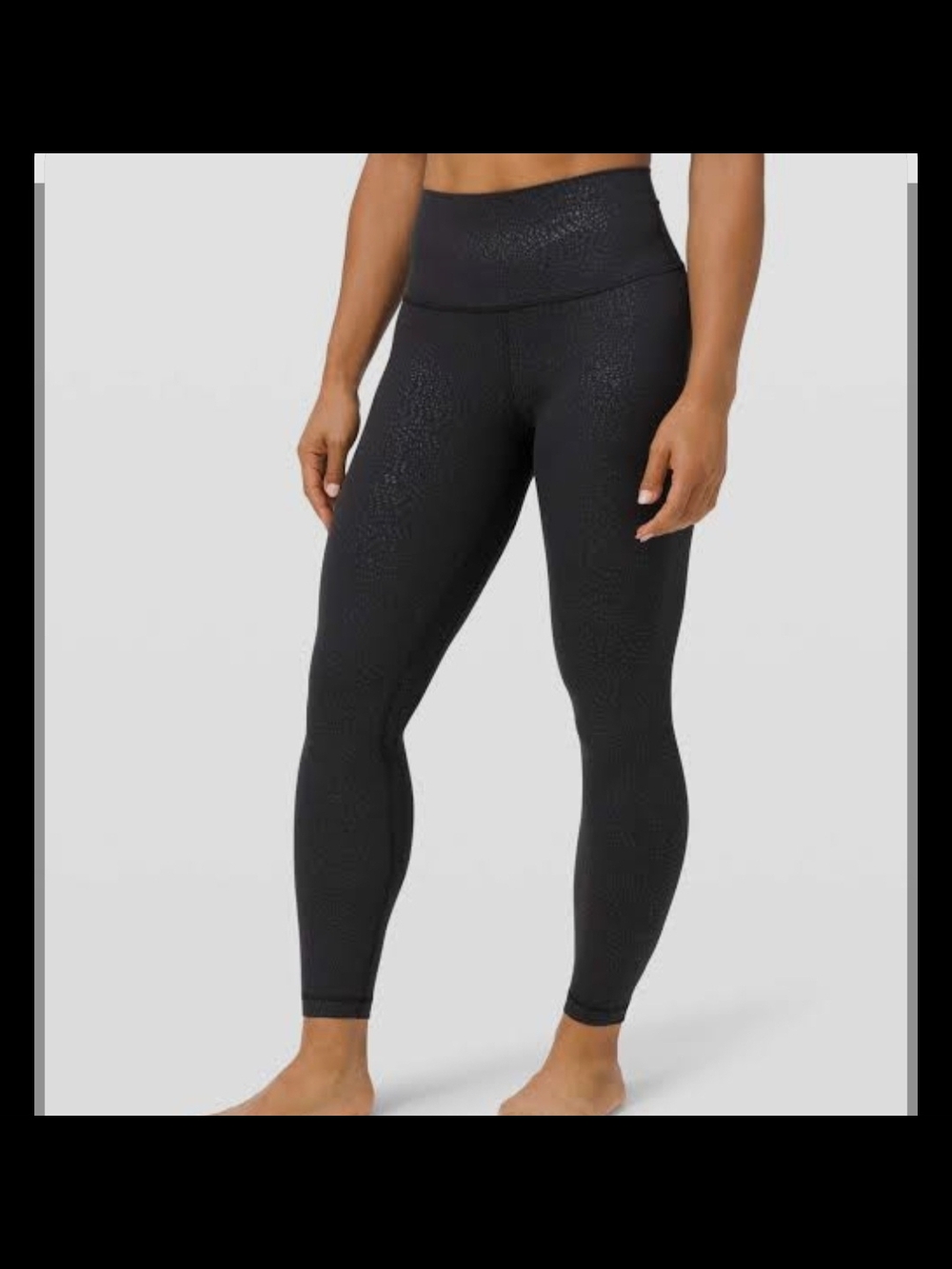 lululemon athletica Black High-Rise Textured Leggings
